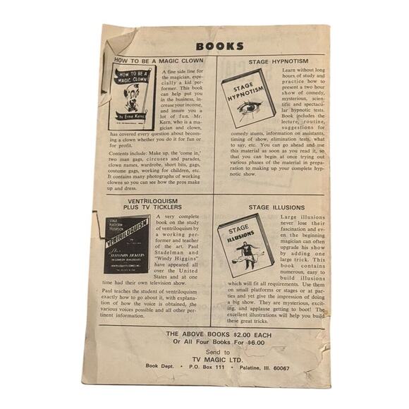 Fifty TV Magic Tricks Booklet Original Marshall Brodien Magician Card Trick READ - Picture 2 of 7